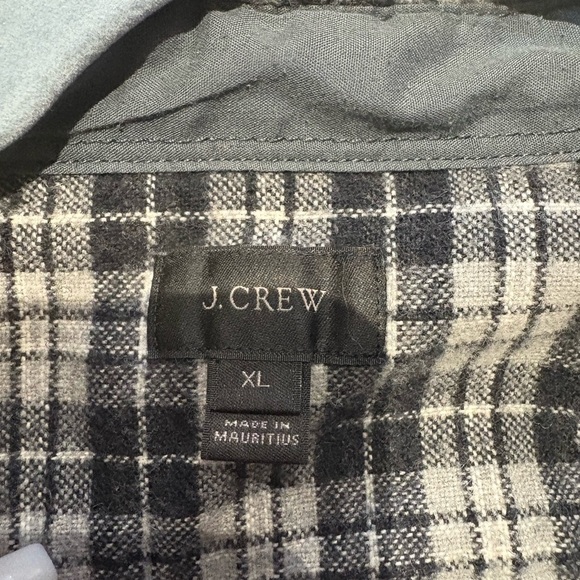 J. Crew Black and White Checkered Shirt - Picture 4 of 5